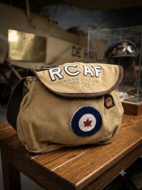 cross body satchel Shoulder Bag RCAF Heritage Collection Canvas Military Style
